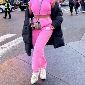 Pink Alexander Wang over sized sweats